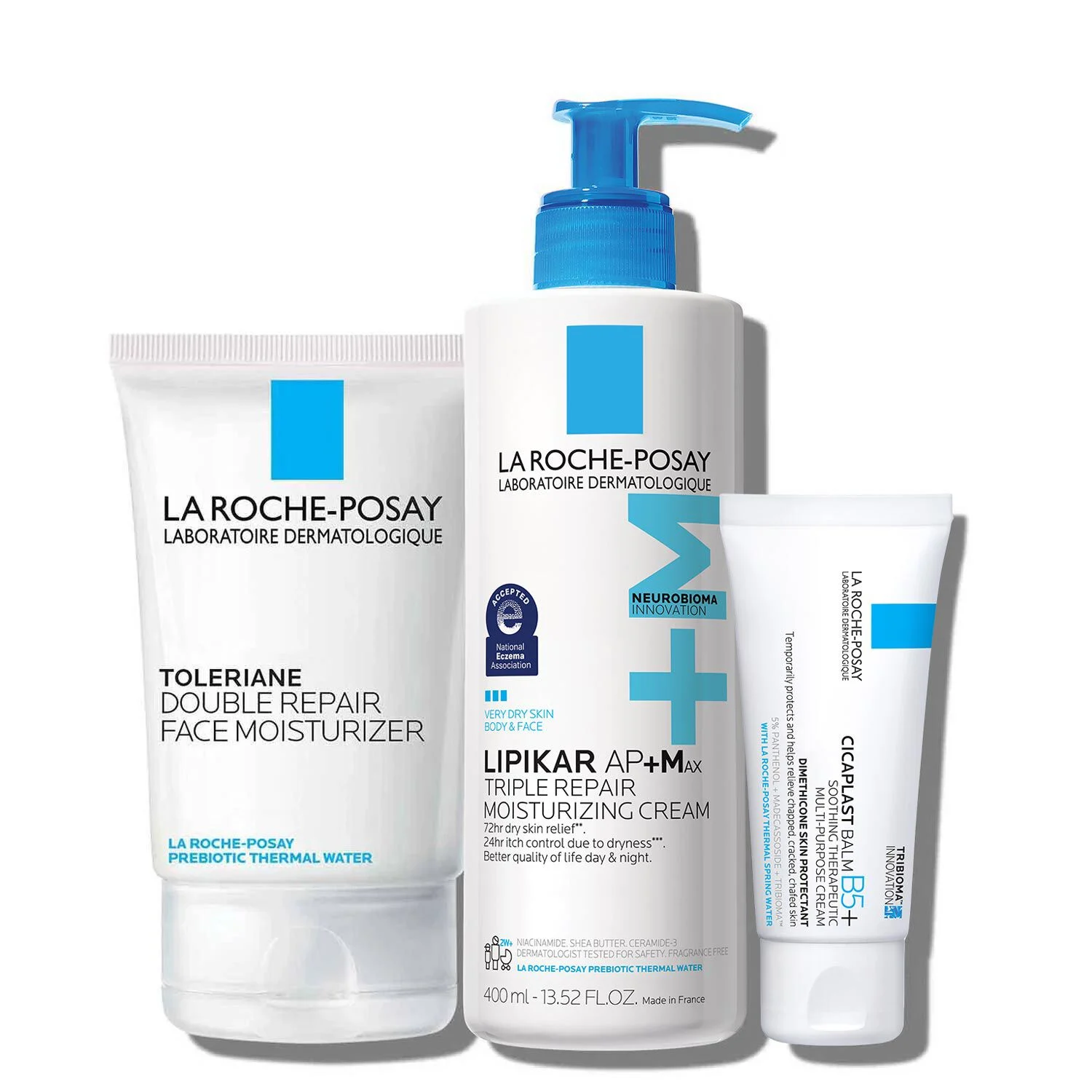 La Roche-Posay Moisturizing Skin Care Routine for Dry Skin — Set