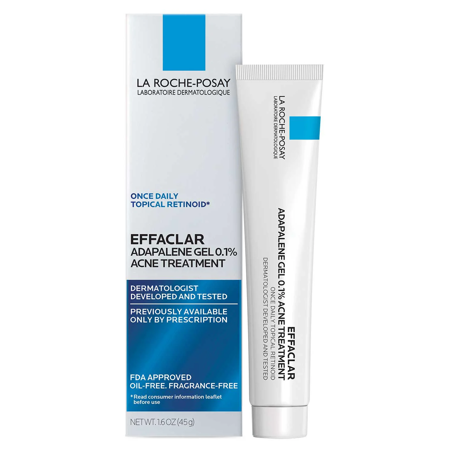 2422 Effaclar Adapalene Gel 0.1% Topical Retinoid For Acne